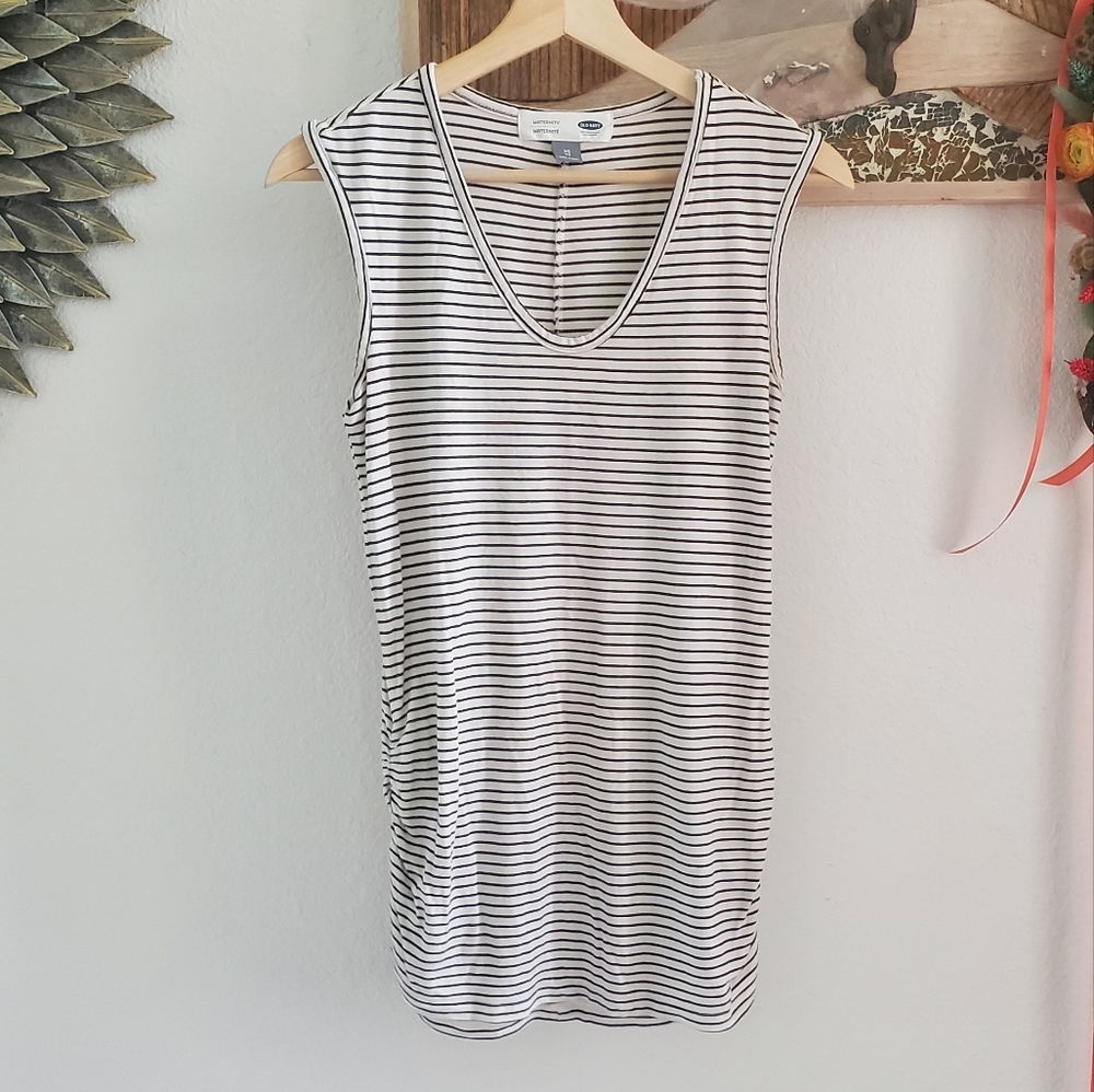 ON Classic Capsule Striped Maternity Tank Top XS